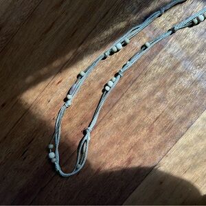 Boho Rope Belt with Gold Detail